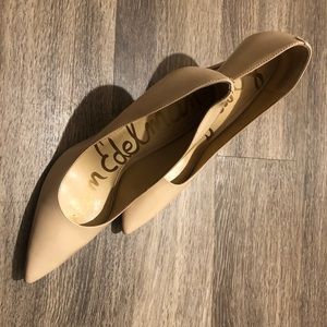 Cream like  tan heels